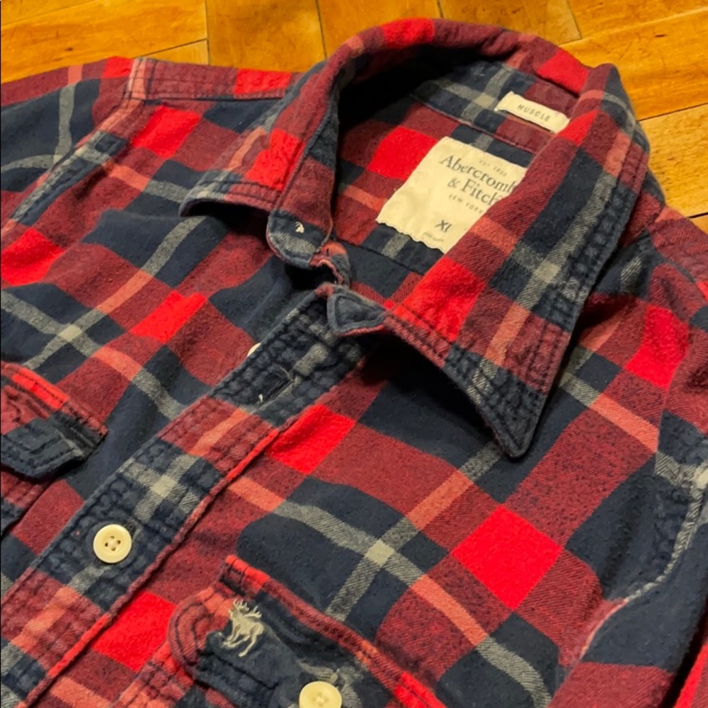 Men’s A&F Flannel Shirt
